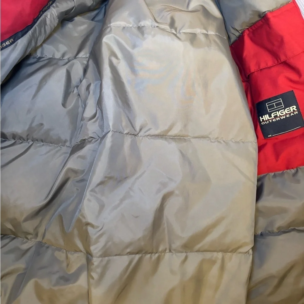 Vintage Tommy Hilfiger Red Insulated puffer Jacket